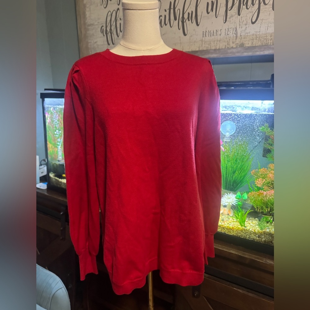 Crown Vibrant Red Sweater